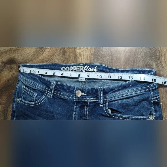 Cooper Flash Women's Blue Denim Jeans (6) - Picture 6 of 11